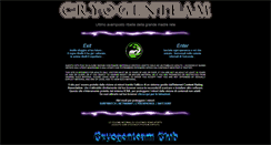 Desktop Screenshot of cryogenteam.com
